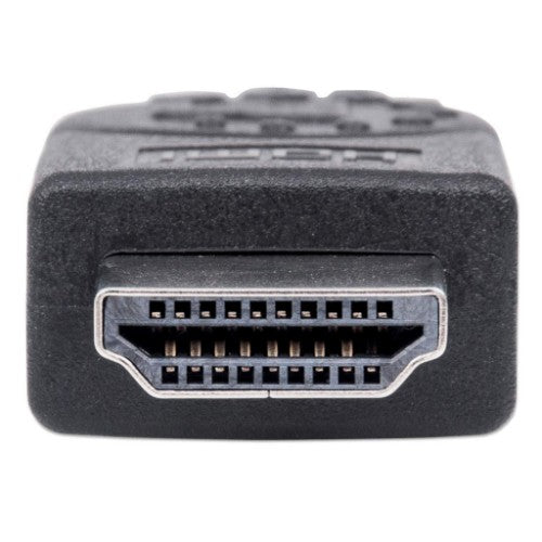 Manhattan HDMI 4K@30Hz Cable with Ethernet, 5m, Suitable for ALL 1080p/HD and majority of 4K uses (check your system 4K specification to be sure), Male to Male, Black, Ultra HD 4k x 2k, Lifetime Warranty, High Speed, Equivalent to HDMIMM15HS (except 40cm