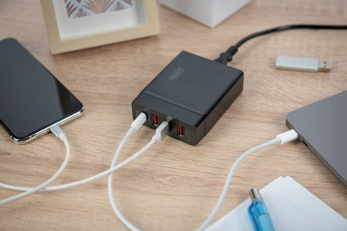 Digitus 4-Port Universal USB Charging Adapter, USB Type-C™