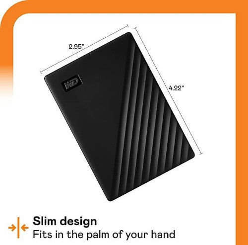 Western Digital My Passport external hard drive 4 TB 3.2 Gen 1 (3.1 Gen 1) Black