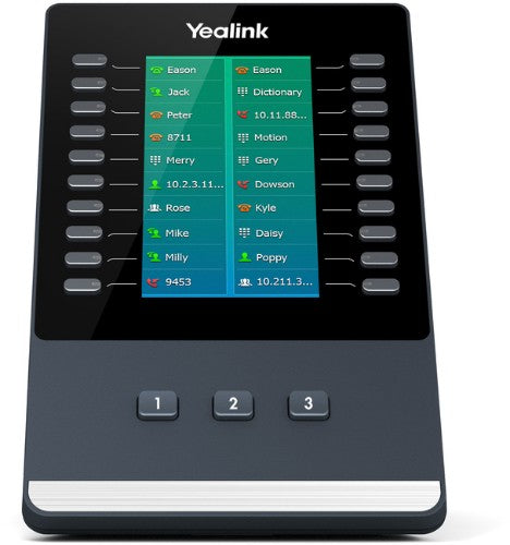Yealink EXP50 IP add-on module Black, Grey 23 buttons