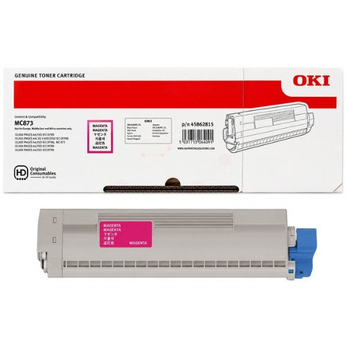 OKI 45862815 Toner-kit magenta high-capacity, 10K pages ISO/IEC 19798 for OKI MC 873