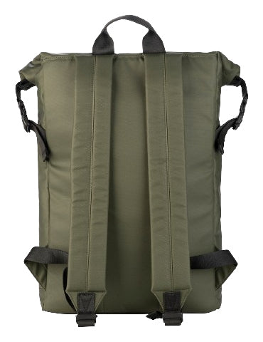 Tucano ROLLO Laptop 15.6", MacBook Pro 16" Backpack case rolltop closure Military green