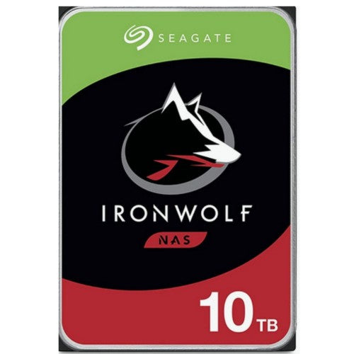 Seagate IronWolf ST10000VN000 internal hard drive 10 TB 7200 RPM 256 MB 3.5" Serial ATA III