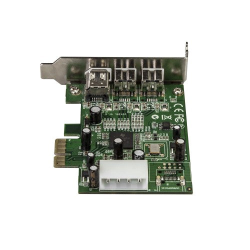 StarTech.com 3 Port 2b 1a Low Profile 1394 PCI Express FireWire Card Adapter
