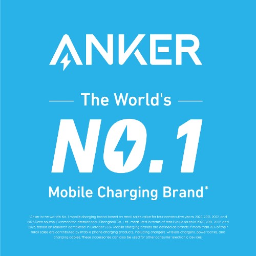 Anker USB-A to USB-C Braided Charging Cable 0.9 m, Black
