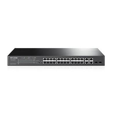 TP-Link JetStream TL-SL2428P network switch Managed L2 Fast Ethernet (10/100) Power over Ethernet (PoE) 1U Black
