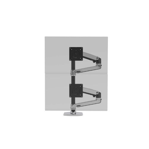 Ergotron LX Series LX Dual Stacking Arm Tall Pole 101.6 cm (40") Desk Aluminium