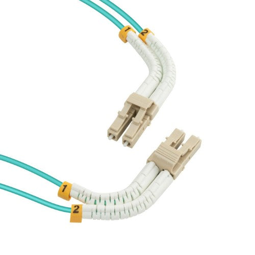 Lanview LVO231469-FLEX InfiniBand/fibre optic cable 1 m LC Aqua colour