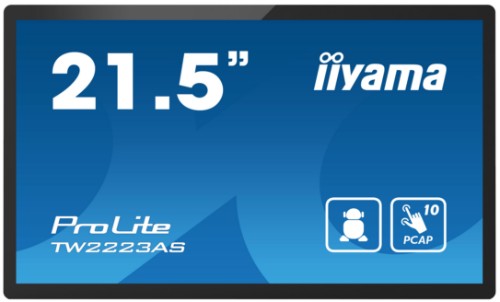 iiyama 21.5” Full HD PCAP 10pt interactive Touch Panel PC with Android OS and edge-to-edge glass design