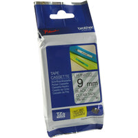 Brother TZE-121 DirectLabel black on Transparent Laminat 9mm x 8m for Brother P-Touch TZ 3.5-18mm/6-12mm/6-18mm/6-24mm/6-36mm