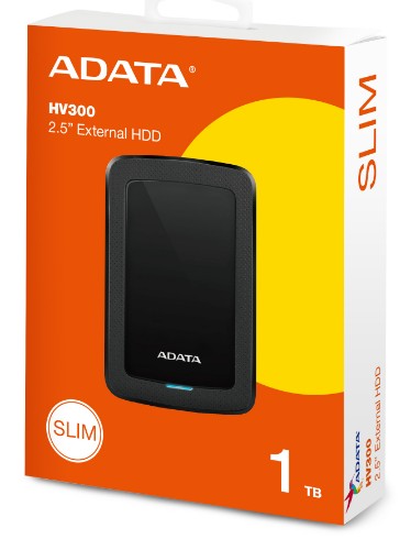 ADATA HV300 external hard drive 1 TB 2.5" 3.2 Gen 1 (3.1 Gen 1) Black