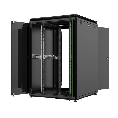 Lanview RDL22U88BL rack cabinet 22U Freestanding rack Black