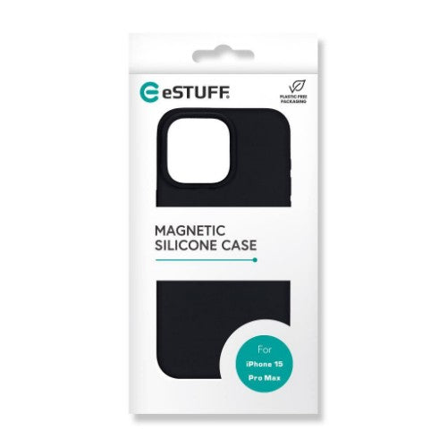 eSTUFF ES67150036-BULK mobile phone case 15.5 cm (6.1") Cover Black