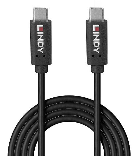 Lindy 36976 USB cable USB 3.2 Gen 2x2 1 m USB C Black
