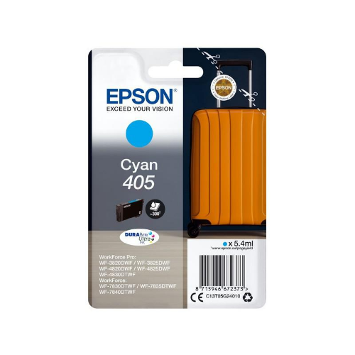 Epson C13T05G24010/405 Ink cartridge cyan, 300 pages 5.4ml for Epson WF-3820/7830