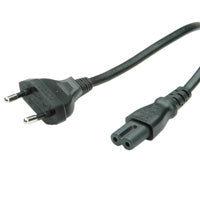 Value 19.99.2094 power cable Black 5 m CEE7/16 C7 coupler