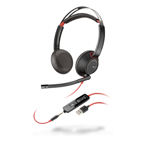 HP Poly Poly Blackwire 5220 Stereo USB-A Headset