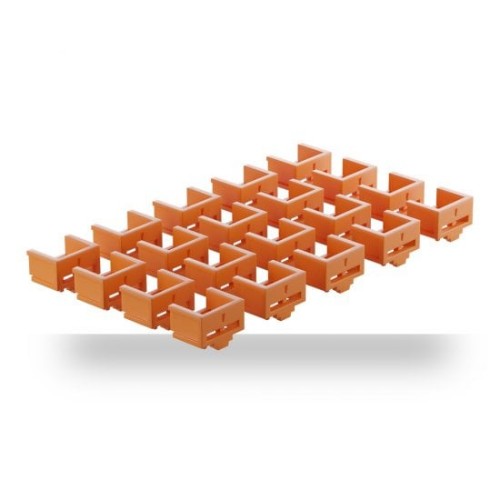 Lindy 47898 port blocker RJ-45 Orange Acrylonitrile butadiene styrene (ABS) 20 pc(s)