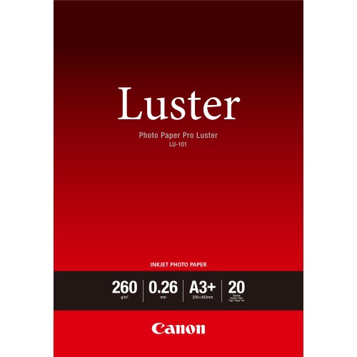 Canon LU-101 Luster Photo Paper Pro A3 Plus - 20 Sheets