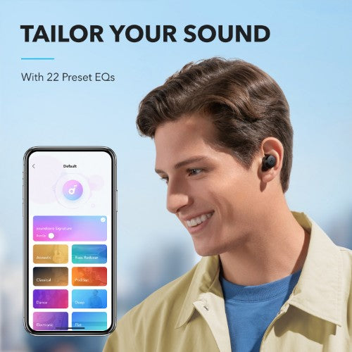 Anker A25i Headset Wireless In-ear Traveling/Gaming/Sports Bluetooth Black