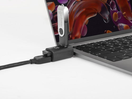 Manhattan USB-C 3-Port Hub, ULTRA COMPACT, 3x USB-A Ports (1x 5 Gbps USB 3.2 Gen1 aka USB 3.0, 3 x 480 Mbps USB 2.0), USB powered (no external power supply required)