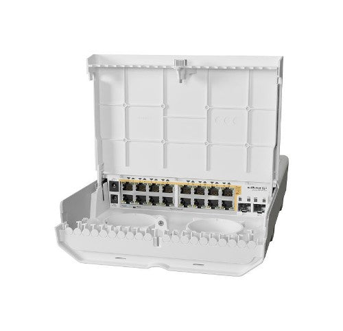 Mikrotik netPower 16P L2/L3 Gigabit Ethernet (10/100/1000) Power over Ethernet (PoE) White