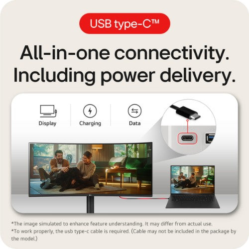 LG 34WR55QK-B computer monitor 86.4 cm (34") 3440 x 1440 pixels Wide Quad HD Black