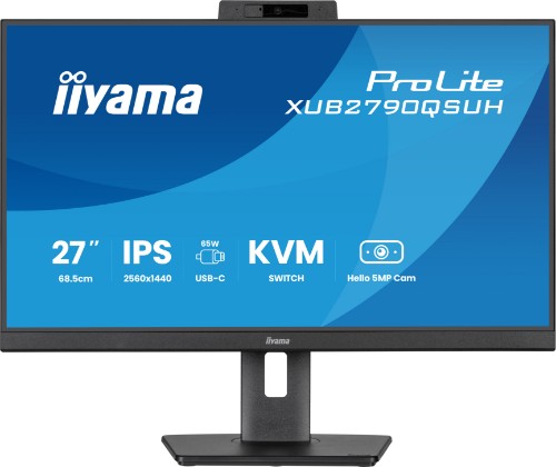 iiyama ProLite XUB2790QSUH-B2 computer monitor 68.6 cm (27") 2560 x 1440 pixels Quad HD LED Black