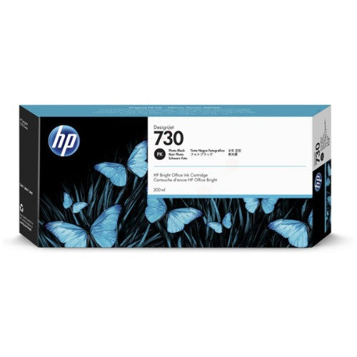 HP P2V73A/730 Ink cartridge foto black 300ml for HP DesignJet T 1600/1700/940