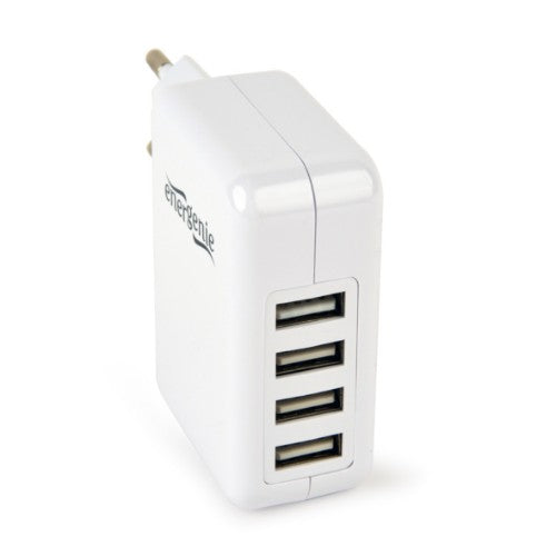 EnerGenie EG-U4AC-02 mobile device charger Universal White AC Indoor
