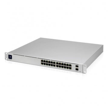 Ubiquiti UniFi Pro 24-Port PoE Managed L2/L3 Gigabit Ethernet (10/100/1000) Power over Ethernet (PoE) 1U Silver