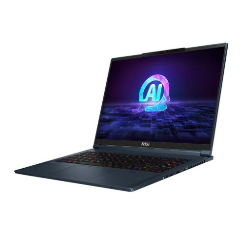 MSI Stealth 16 AI Studio A1VFG-002UK Intel Core Ultra 7 155H Laptop 40.6 cm (16") Quad HD+ 32 GB DDR5-SDRAM 1 TB SSD NVIDIA GeForce RTX 4060 Wi-Fi 7 (802.11be) Windows 11 Home Blue
