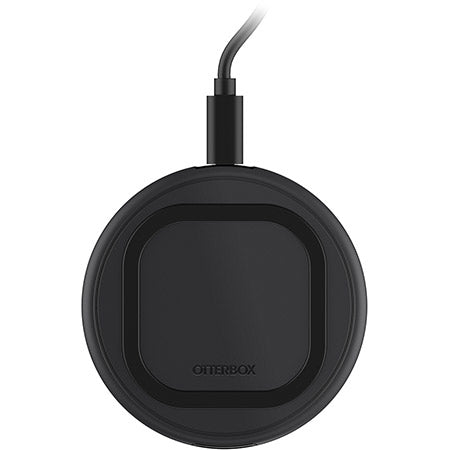 OtterBox Wireless Charging Pad 10W + EU Wall Charger 18W + USB A-Micro USB Cable, black