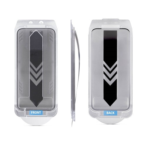 StarTech.com 4-Way 360 Privacy Screen For iPhone 16 Plus, Supports Portrait/Landscape Orientation, Touch-Enabled, Tempered Glass Protector, 4Way Filter, TAA