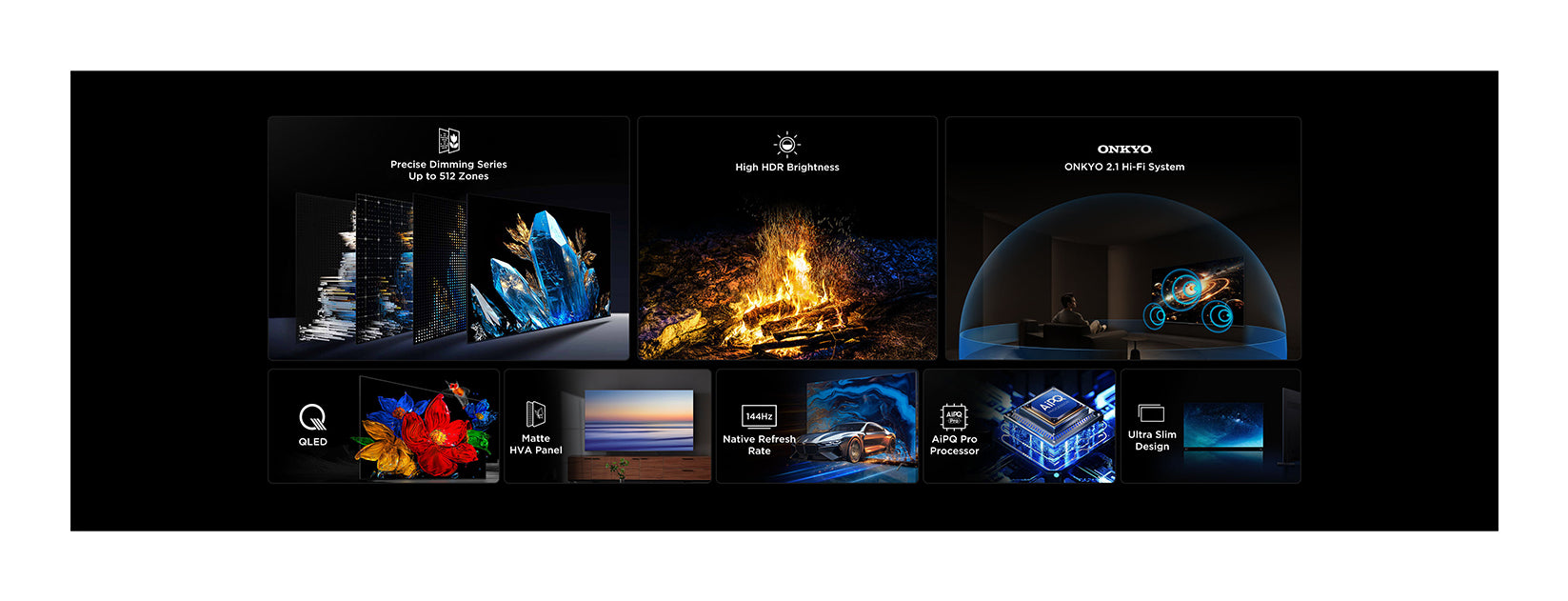 TCL 65" C6K QD-MiniLED UltraHD 4K Smart Google TV | 65C6K