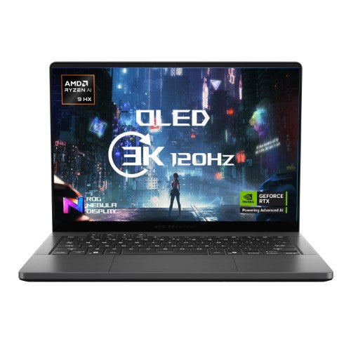 ASUS ROG Zephyrus G14 GA403WW-QS075W AMD Ryzen AI 9 HX 370 Laptop 35.6 cm (14") 3K 32 GB LPDDR5x-SDRAM 2 TB SSD NVIDIA GeForce RTX 5080 Wi-Fi 7 (802.11be) Windows 11 Home Grey