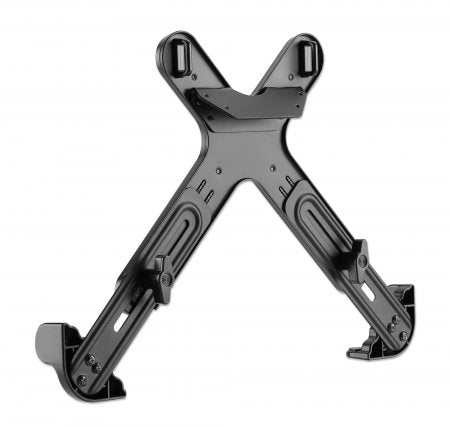 Manhattan Laptop Holder for VESA mount, Fits VESA 75x75 and 100x100mm, Fits laptops up to 17.3" (max 4kg), Black, Lifetime Warranty
