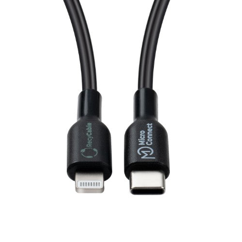 Microconnect ECO-USB3.1CL1 lightning cable 1 m Black