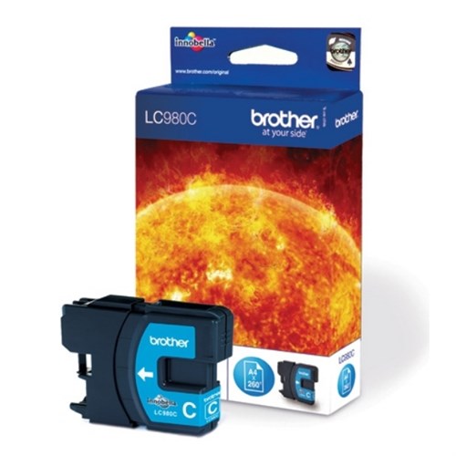 Brother LC-980C Ink cartridge cyan, 260 pages ISO/IEC 24711 5.5ml for Brother DCP 145 C