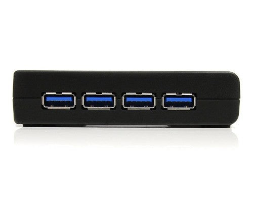 StarTech.com 4 Port Black SuperSpeed USB 3.0 Hub