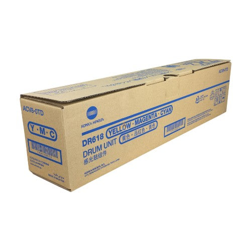 Konica Minolta ACV80TD/DR-618C Drum kit color, 155K pages for KM bizhub C 450 i/750 i