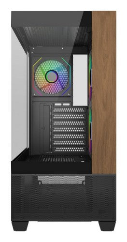 Cooler Master Elite 690 Wood Midi Tower Black