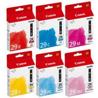 Canon 4873B005/PGI-29 Ink cartridge multi pack C,M,Y,PC,PM,RY Pack=6 for Canon Pixma Pro 1