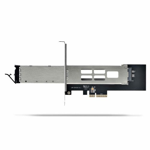 StarTech.com TR-M2-REMOVABLE-PCIE drive bay panel Storage drive tray Black, Silver