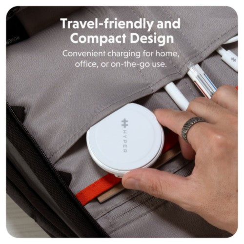 Targus HJ3310WHGL mobile device charger Headphones, Smartphone, Smartwatch White USB Wireless charging Fast charging Indoor