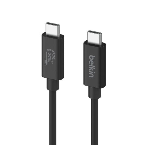 Belkin INZ004BT2MBK USB cable USB4 Gen 2x2 2 m USB C Black