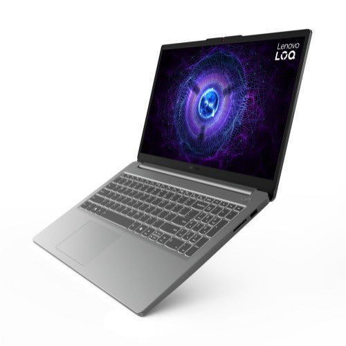 Lenovo LOQ 15IAX9E Intel® Core™ i5 i5-12450HX Laptop 39.6 cm (15.6") Full HD 16 GB DDR5-SDRAM 512 GB SSD NVIDIA GeForce RTX 2050 Wi-Fi 6 (802.11ax) Windows 11 Home UK English Grey
