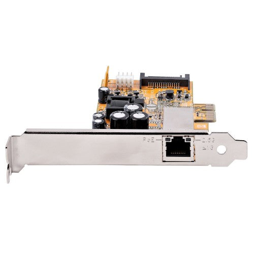 StarTech.com 1 Port 2.5Gbps PoE Network Card, PCIe Ethernet Card w/RJ45, 30W 802.3at PoE NIC for Desktops/Servers, Network PoE LAN Adapter w/Low-Profile Bracket, NBaseT, Windows/Linux