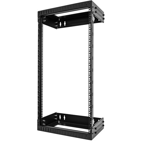 StarTech.com 21U 19" Wall Mount Network Rack - Adjustable Depth 12-20" 2 Post Open Frame Server Room Rack for AV/Data/ IT Communication/Computer Equipment/Switch w/Cage Nuts & Screws