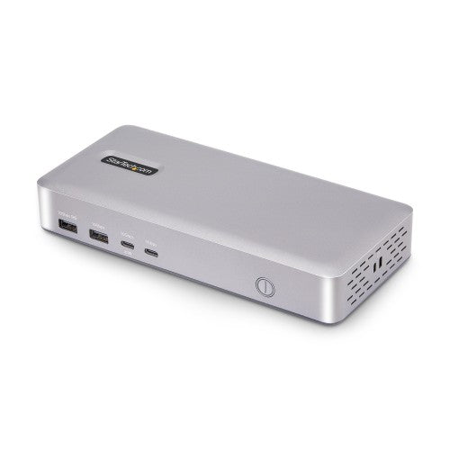 StarTech.com Dual-Monitor USB4 Docking Station, Dual 4K 120Hz or Single 8K 60Hz HDMI, 100W Laptop Charging, 2.5GbE, USB-C Multi-Monitor Dock, Driverless